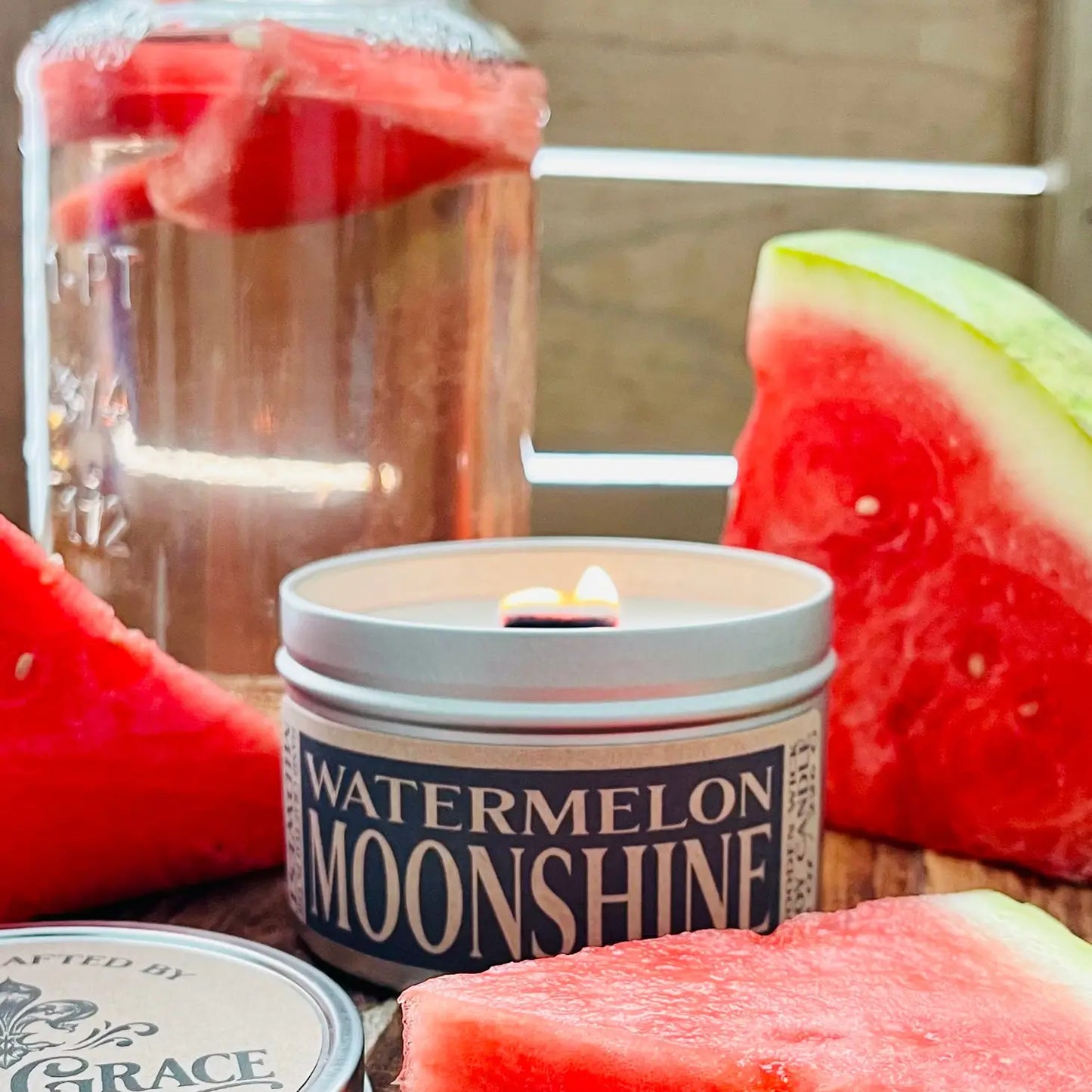 Dixie Grace Candles - Watermelon Moonshine