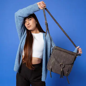 Layla Faux Suede Crossbody