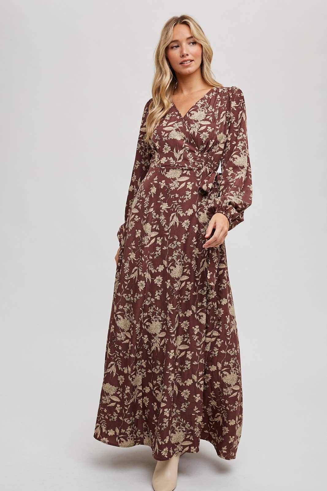Fall Floral Maxi Dress