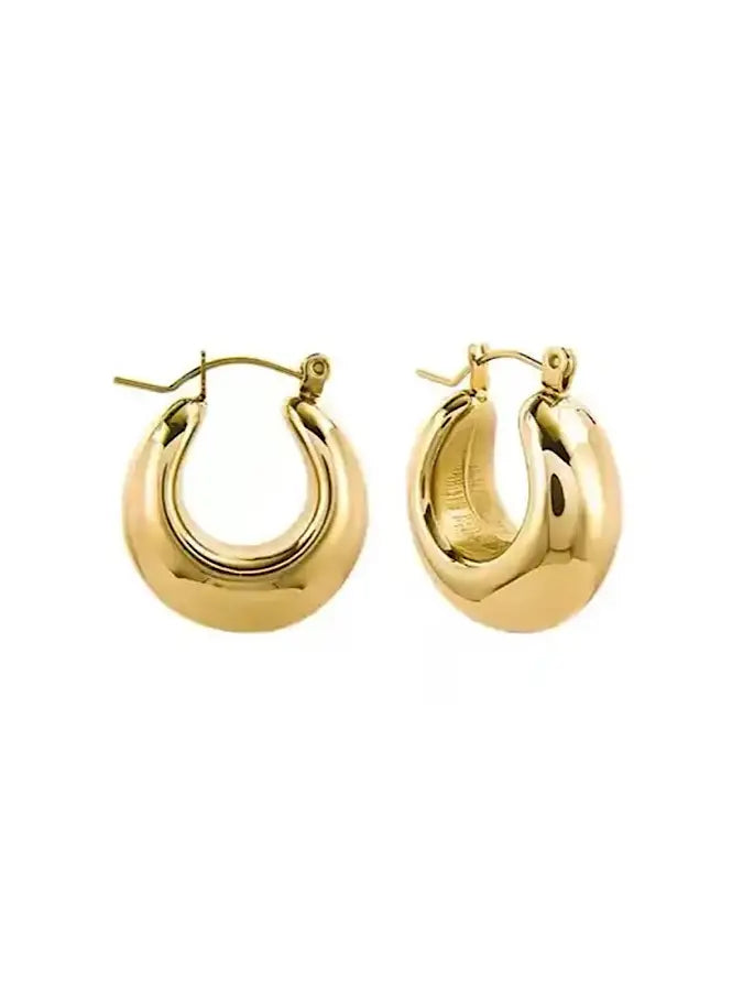 Chunky Hoop Earrings