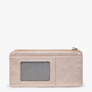 Saige Slim Card Holder Wallet- Mocha