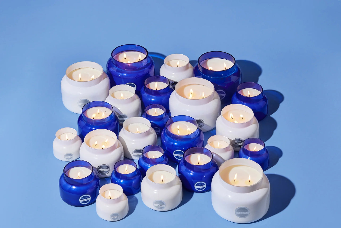 Volcano Blue Signature Candle Jar - Small