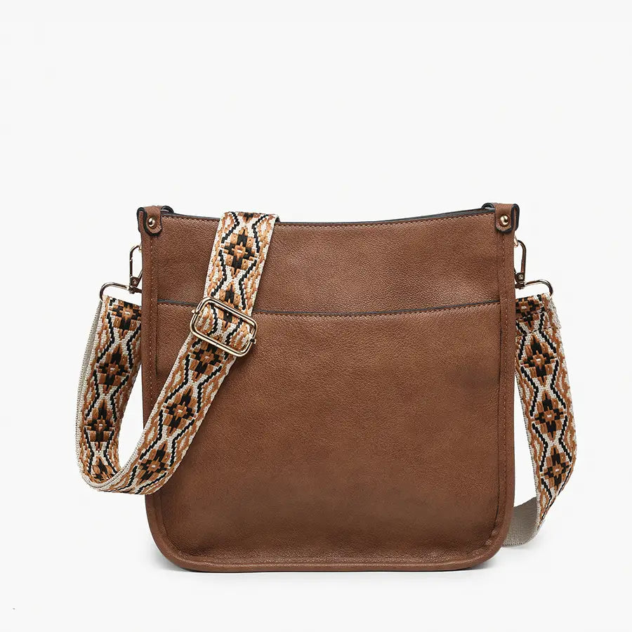 Posie Crossbody Hobo Bags - Brown
