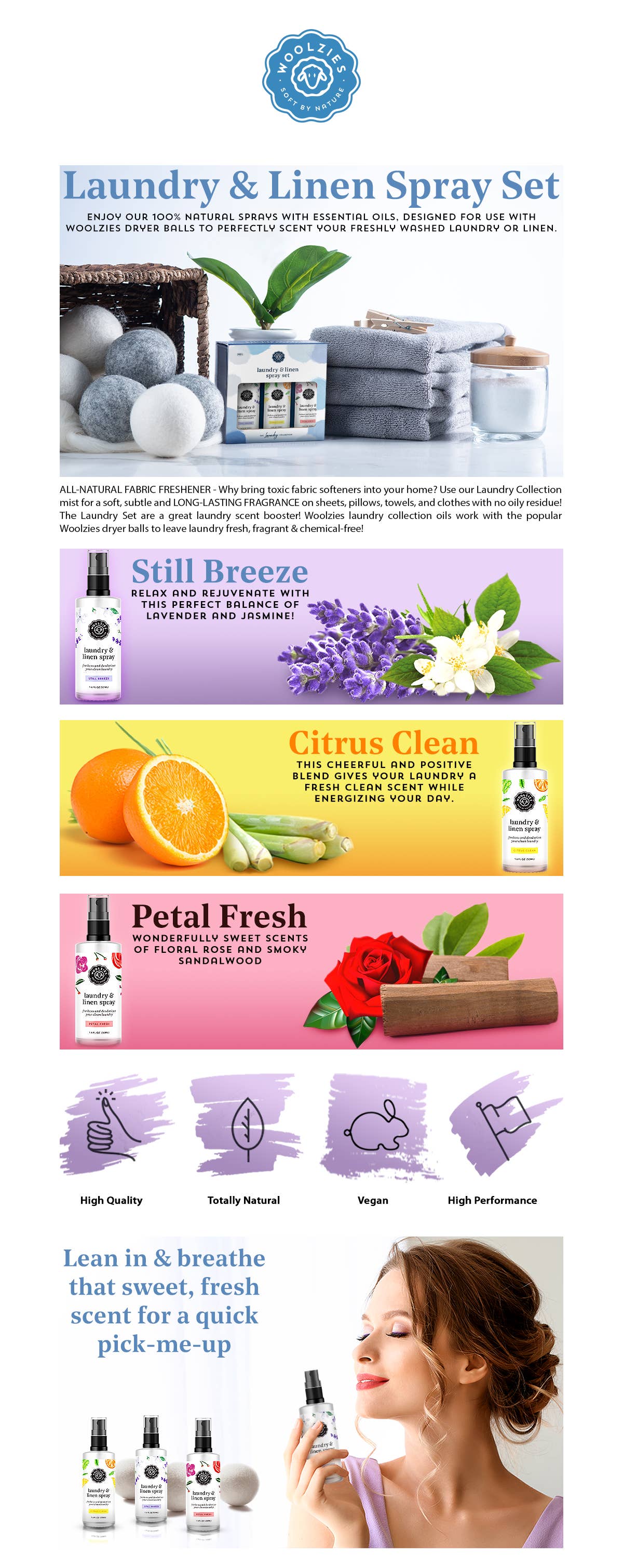 Laundry & Linen Spray Set