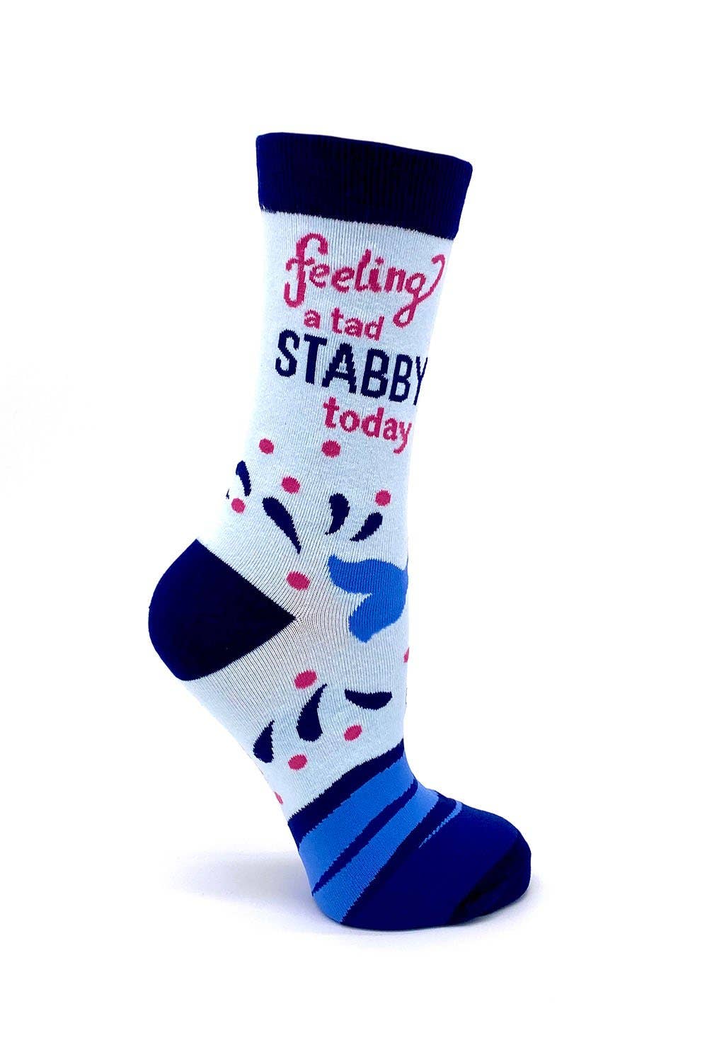 Feeling a Tad Stabby Today - Women's Crew Socks