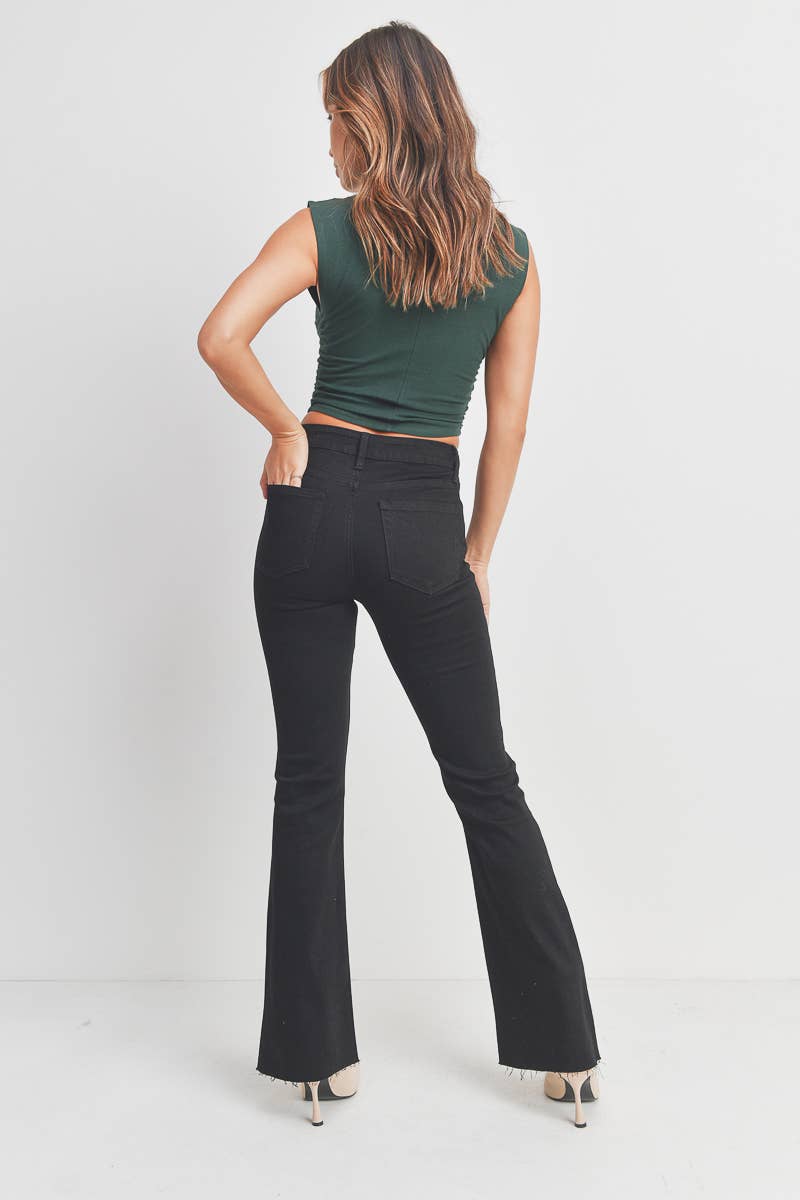 Black Flare Jeans