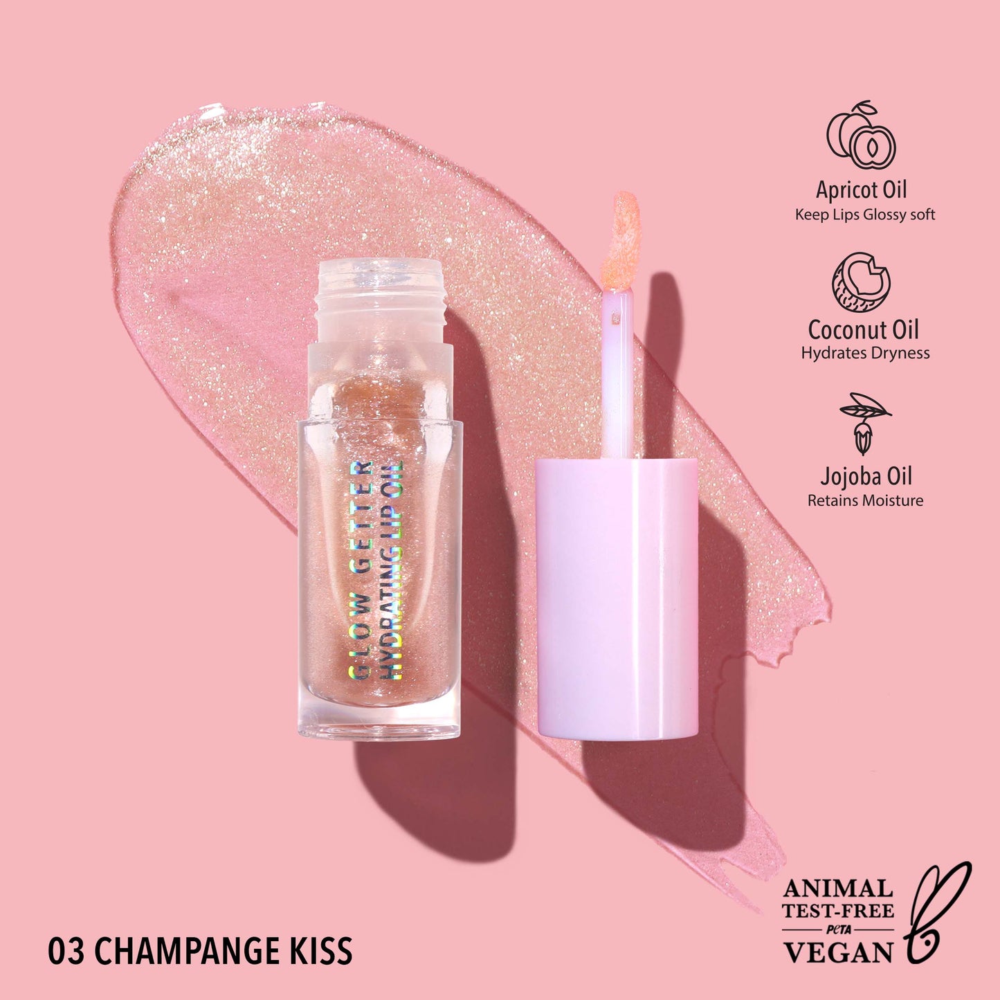 Glow Getter Hydrating Lip Oils - Several Tints