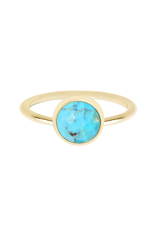 Turquoise Cab Ring - GF
