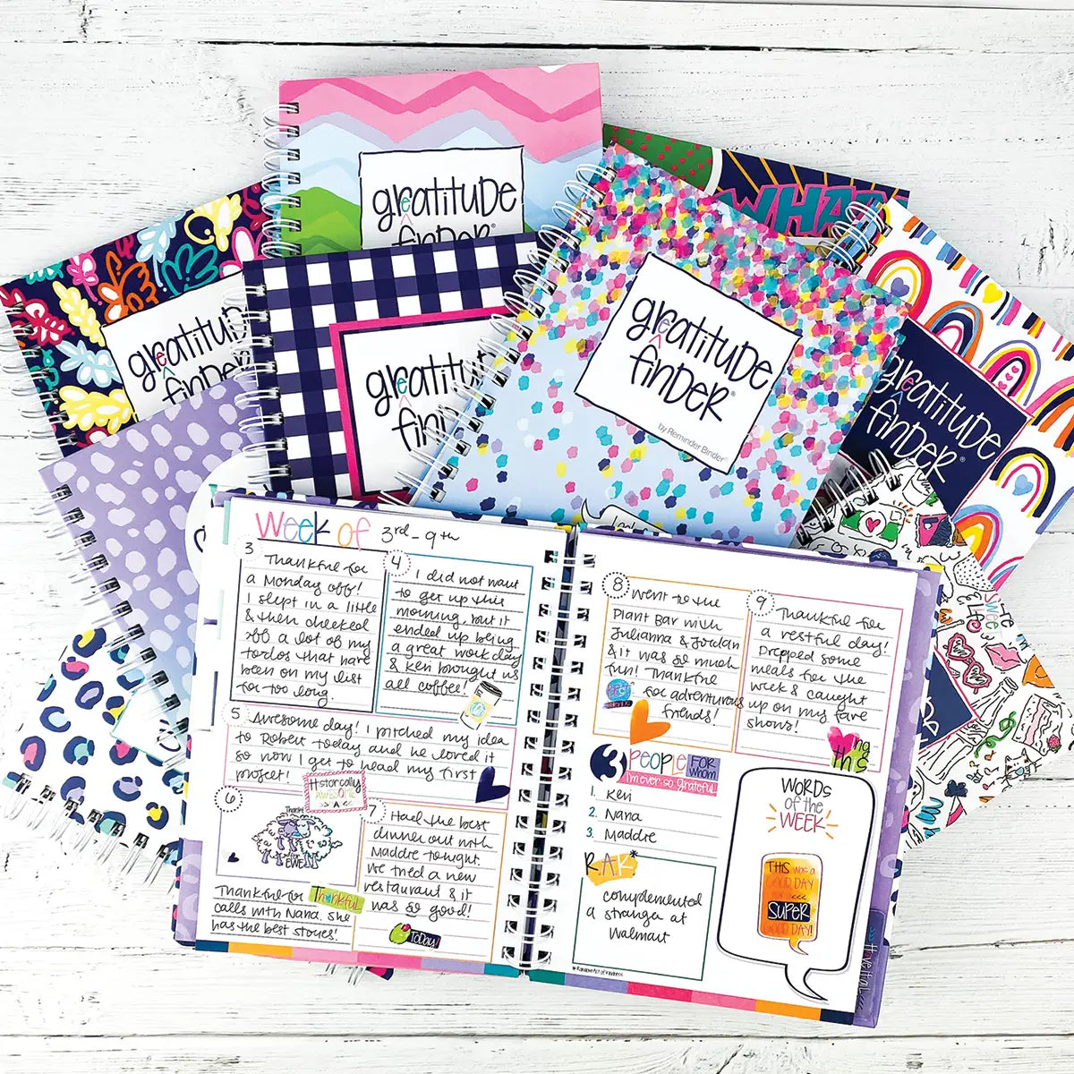 Gratitude Finder Journals - Various Styles