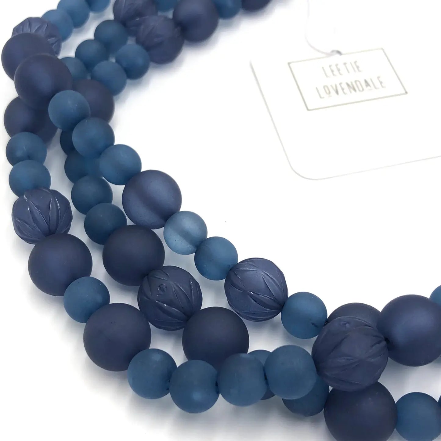 Denim Blue Necklace