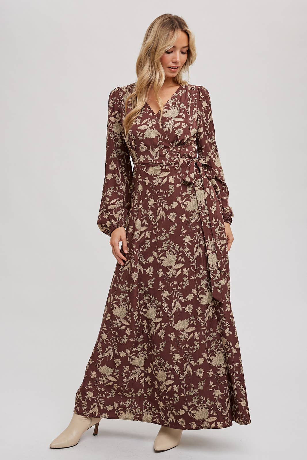 Fall Floral Maxi Dress
