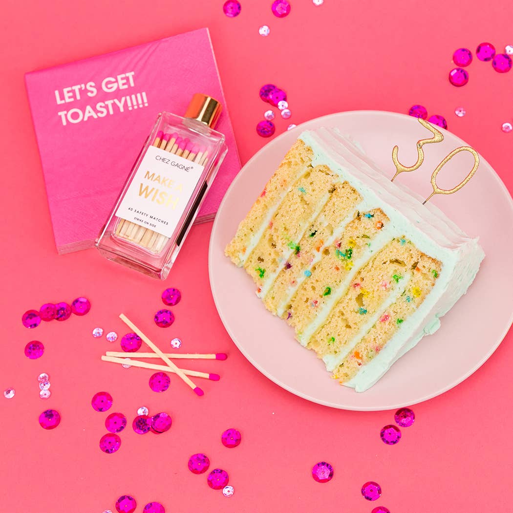 Make A Wish Matches - Glass Bottle Matchsticks
