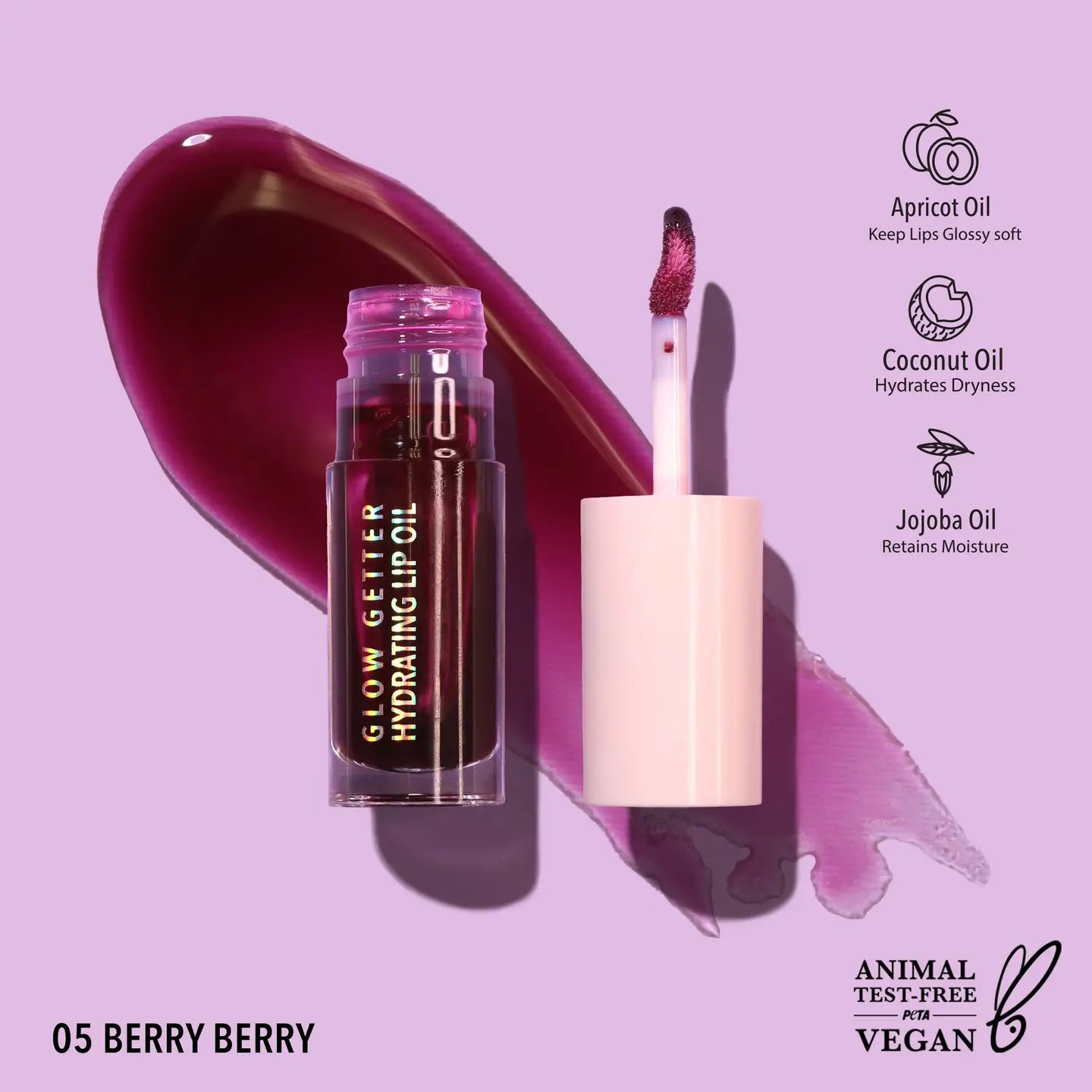 Glow Getter Hydrating Lip Oils - Several Tints