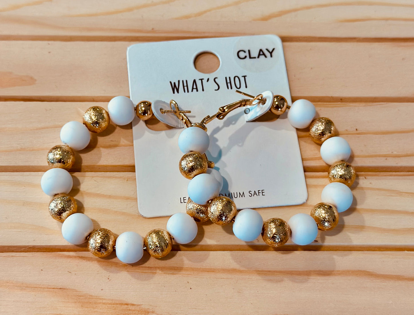 Clay Hoop Earrings - Three Styles