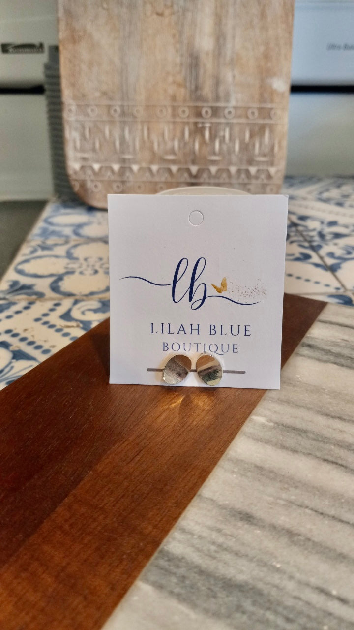 Stearling Silver Stud Earrings
