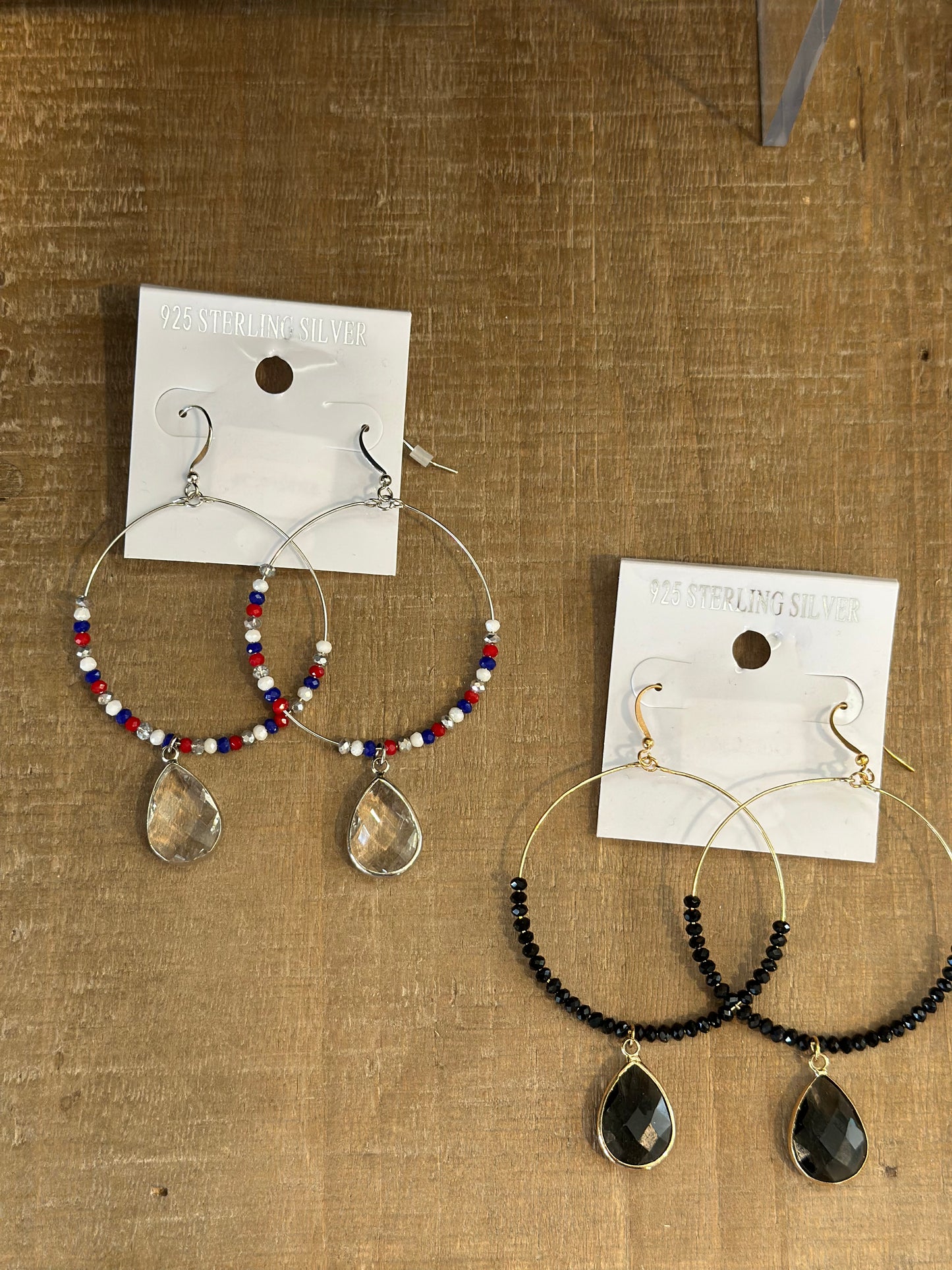 Teardrop Hoop Earrings