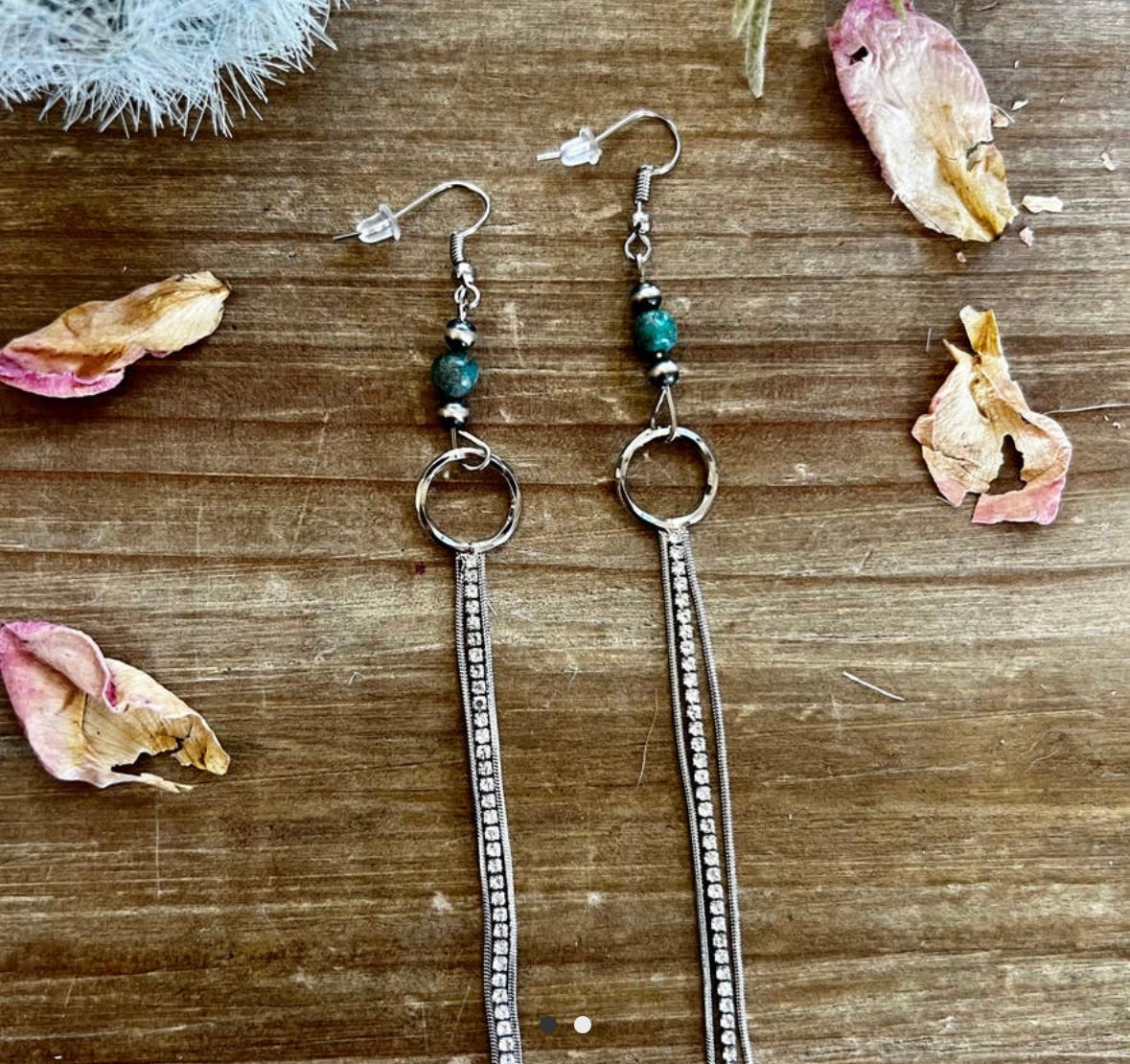 Chic Navajo and Turquoise Earrings