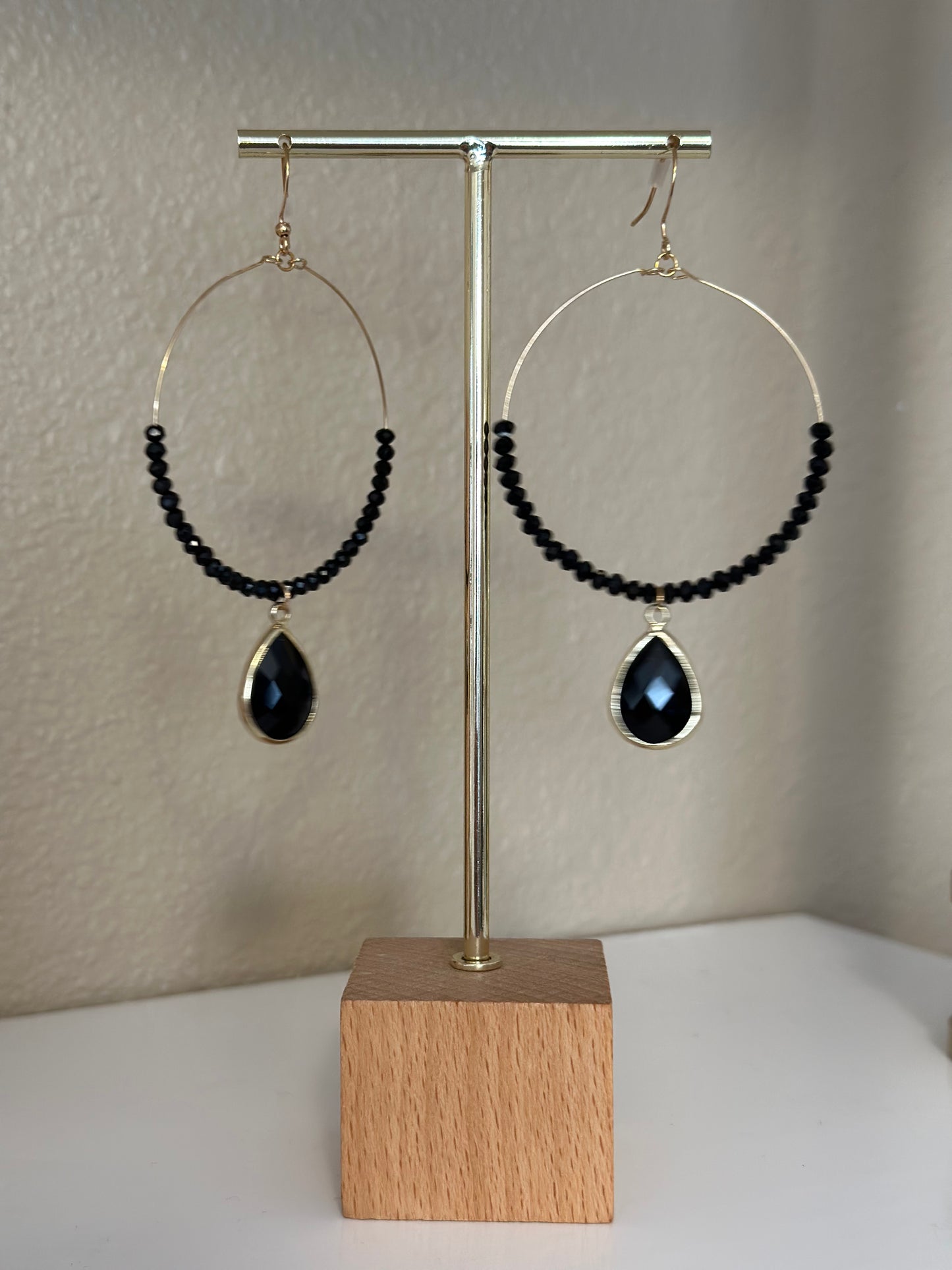 Teardrop Hoop Earrings