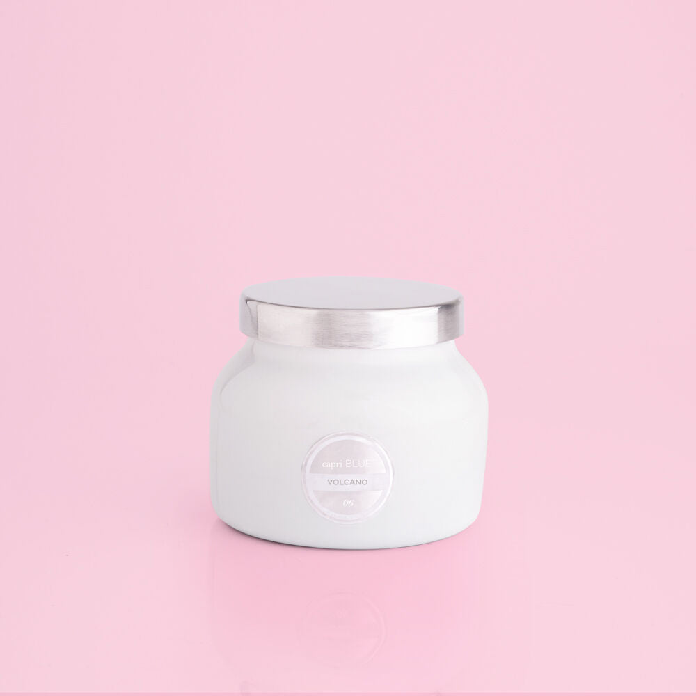 Volcano White Signature Candle Jar - Large