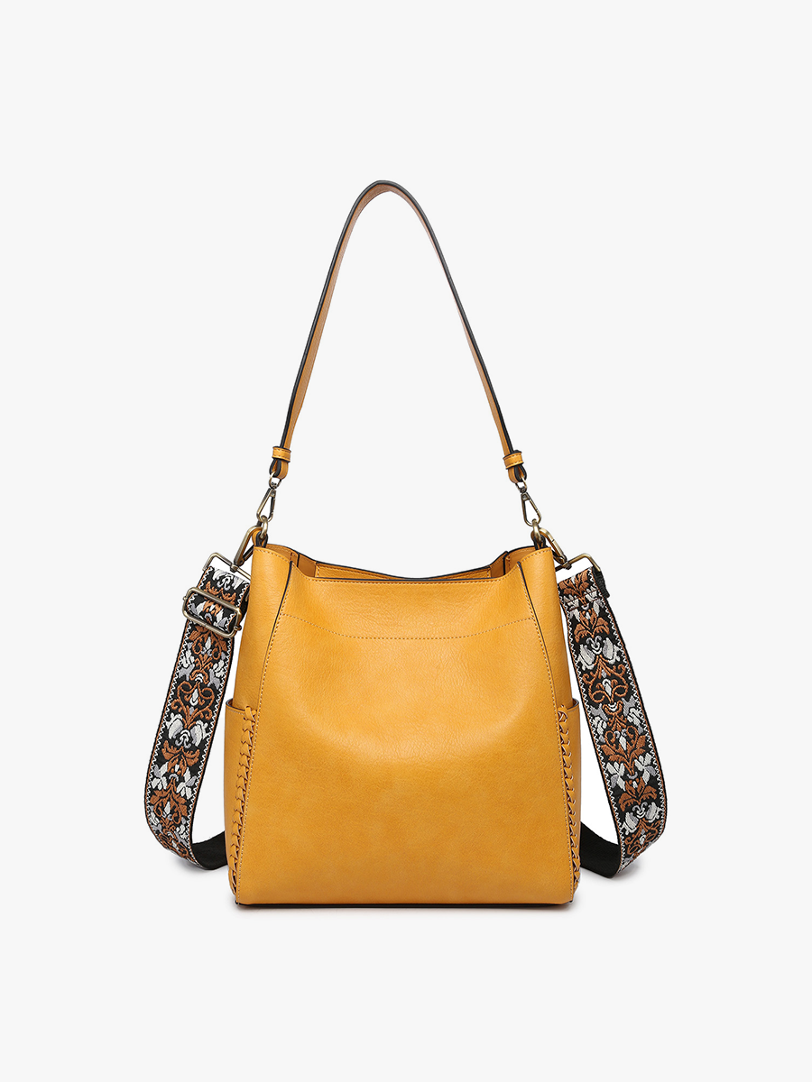 Penny Bucket Handbag - Mustard