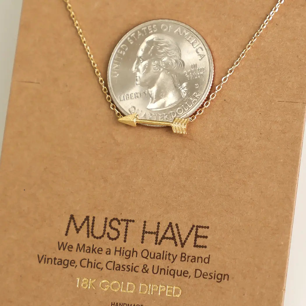 Arrow Pendant Necklace