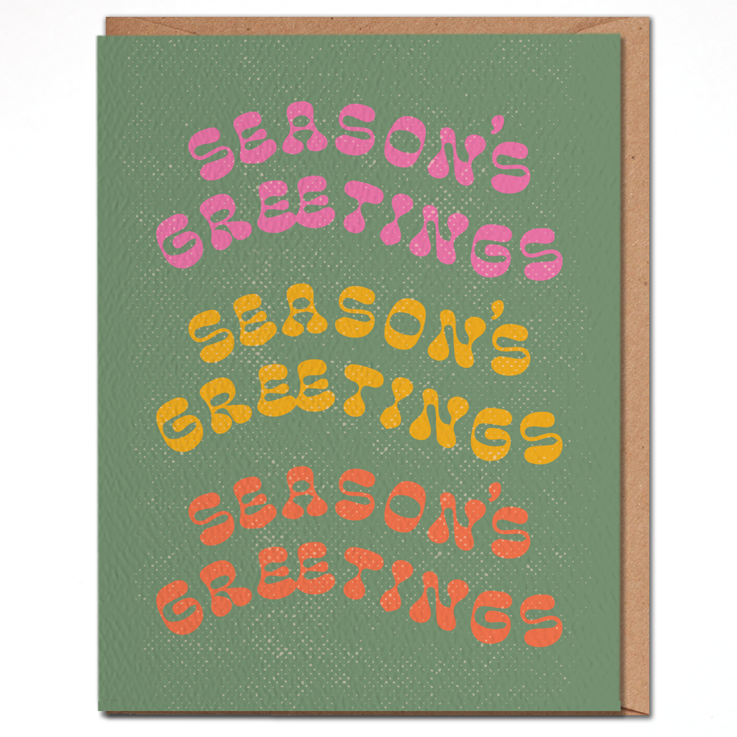 Season's Greetings - Christmas Card