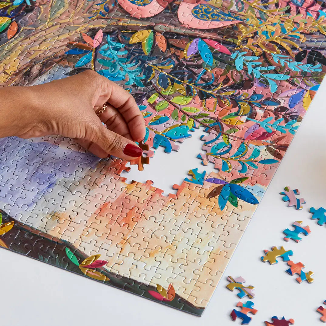 Illumination Tree Gold Foil | 1000 Piece Jigsaw Puzzle