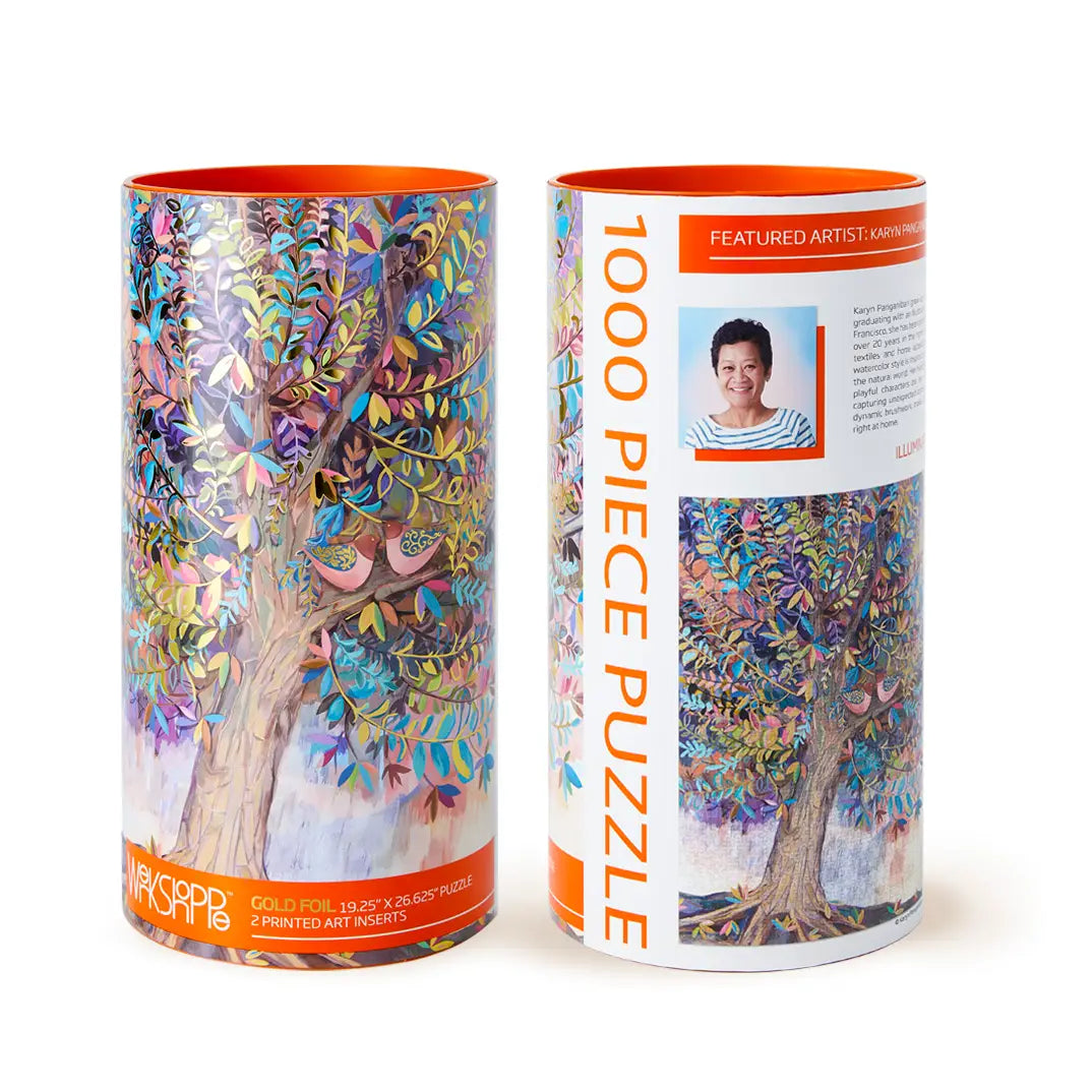 Illumination Tree Gold Foil | 1000 Piece Jigsaw Puzzle