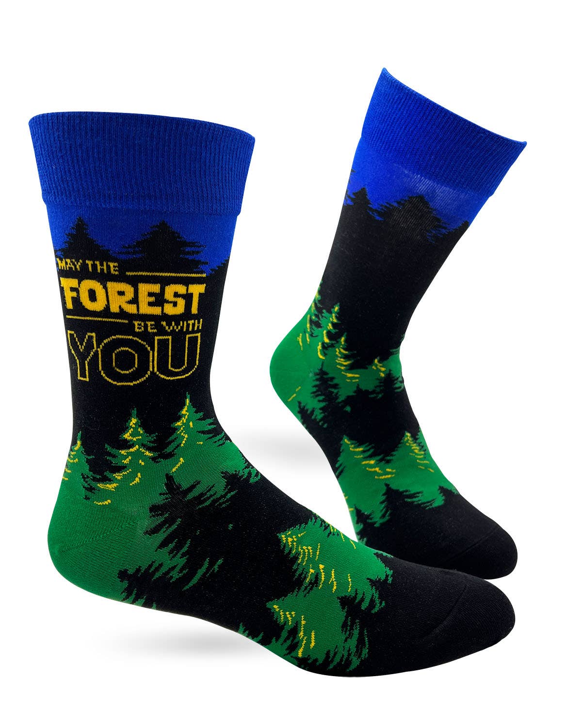 May The Forest Be With You - Men's Novelty Crew Socks