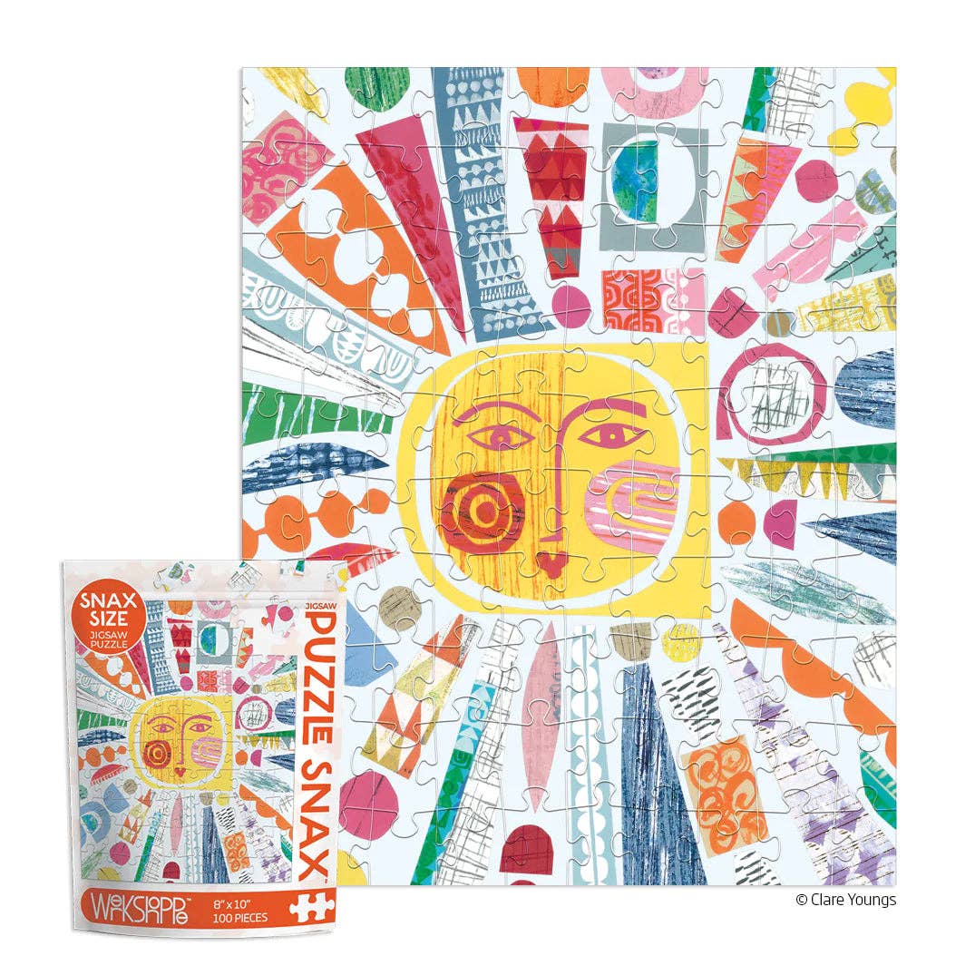 Mid Century Sun | 100 Piece Jigsaw Puzzle