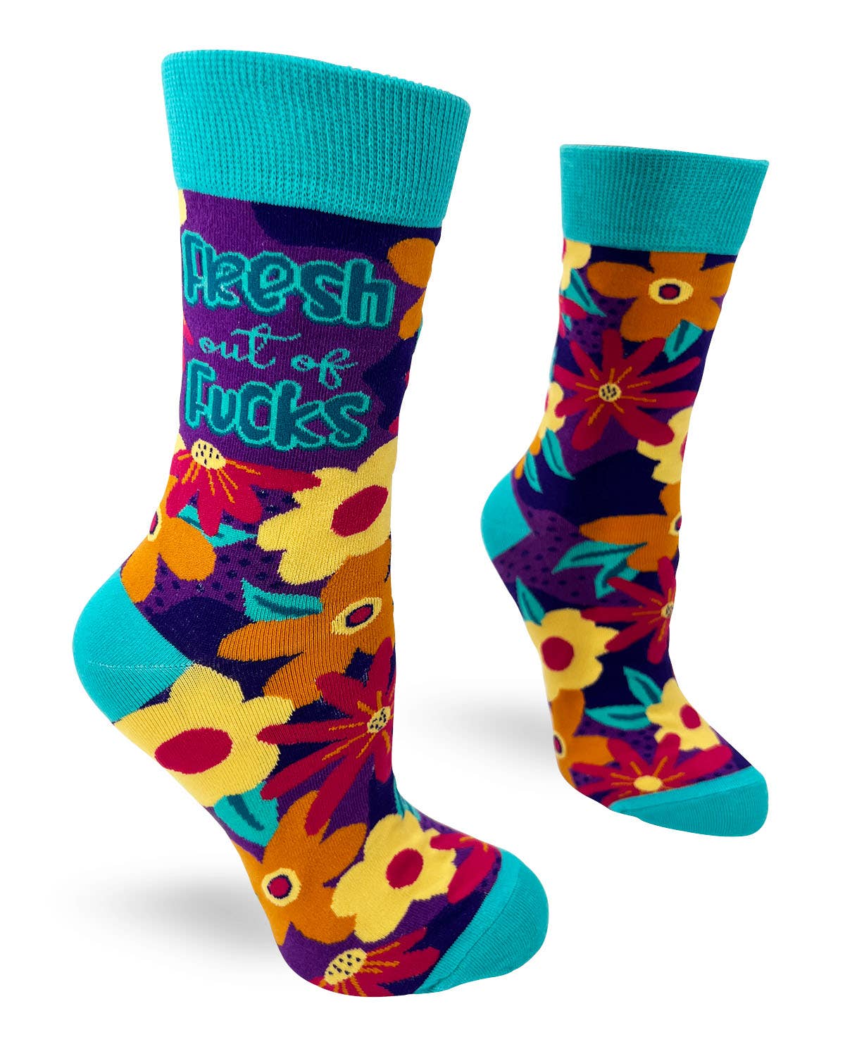 Fresh out of F..ks - Ladies' Novelty Crew Socks