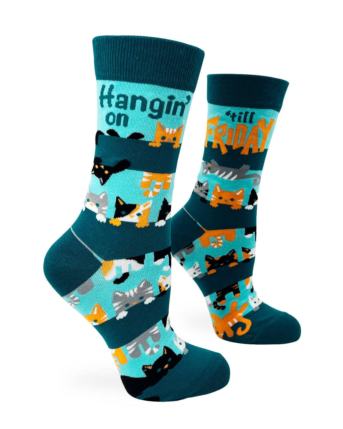 Hangin' on 'till Friday - Ladies' Crew Socks