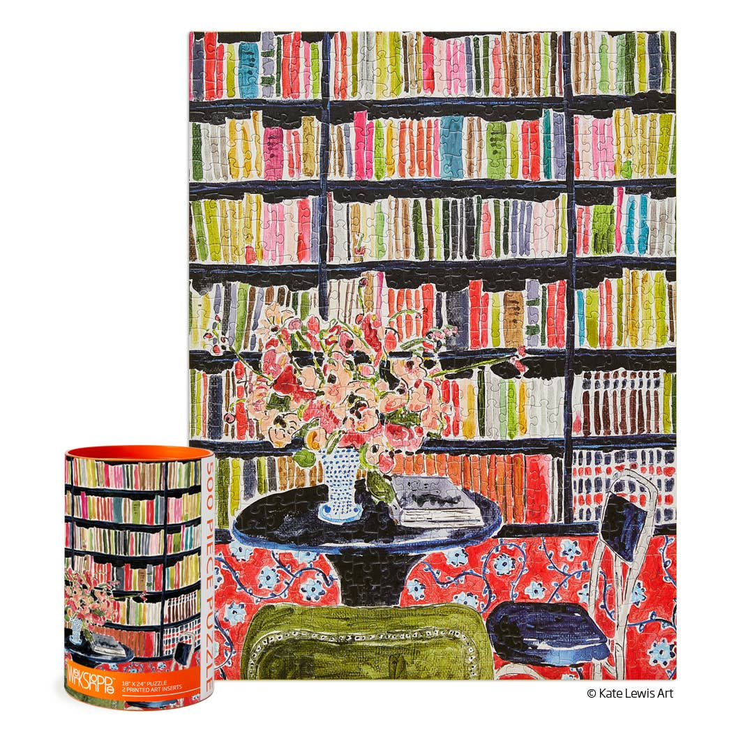 Books with Flowers | 500 Piece Jigsaw Puzzle