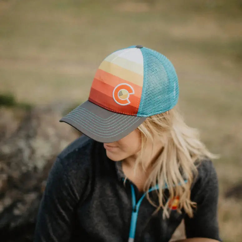 Sunset Fader Trucker Hat - YoColorado