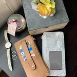 Saige Slim Card Holder Wallet- Mocha
