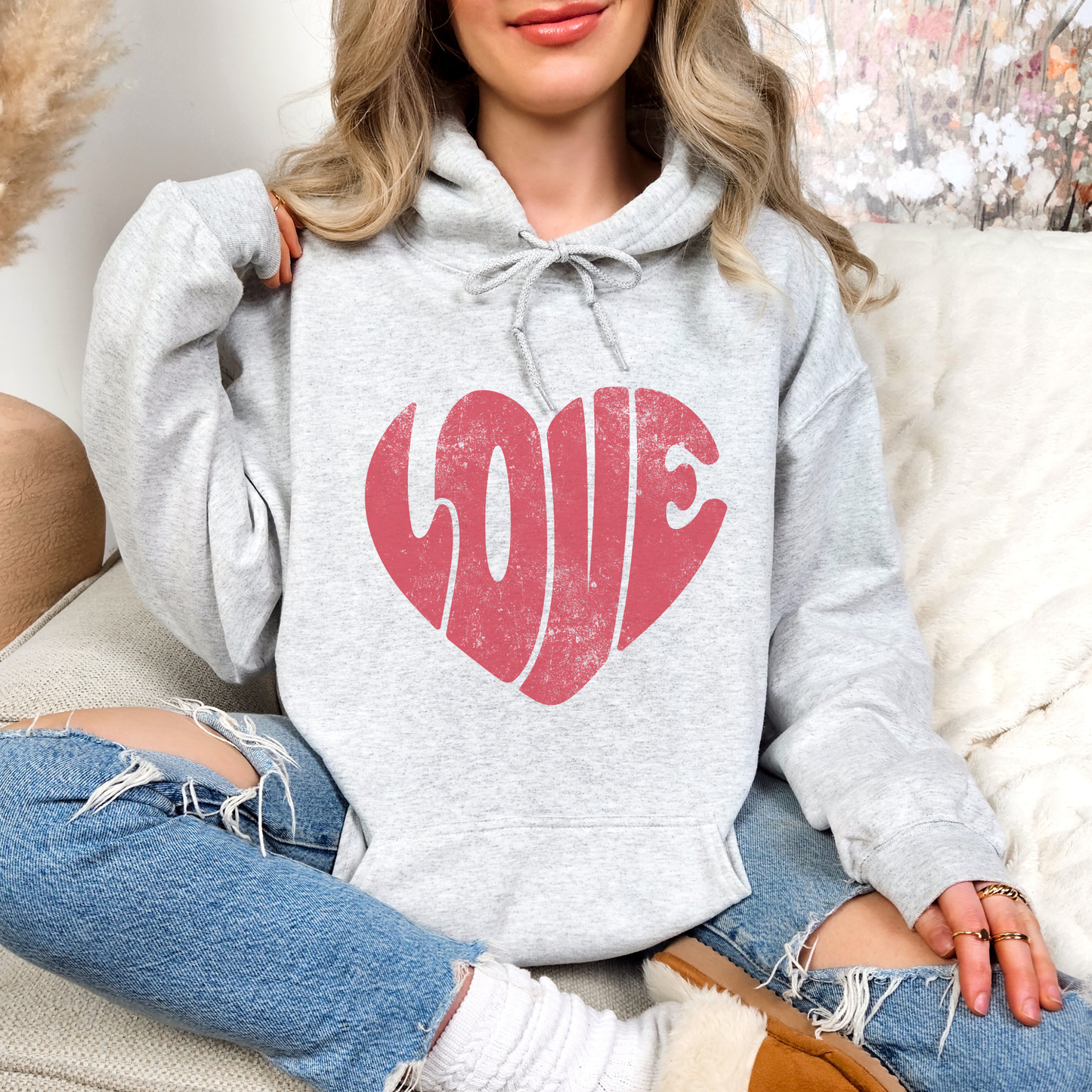 Groovy LOVE Valentines Hoodie