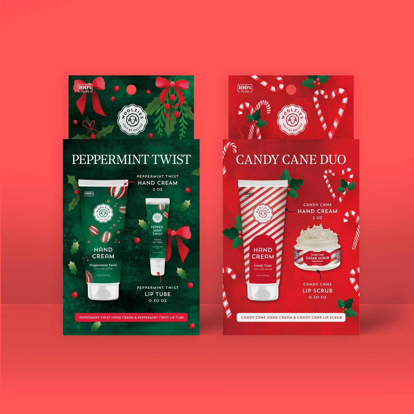 Holiday Hand Cream & Lip Duo Sets