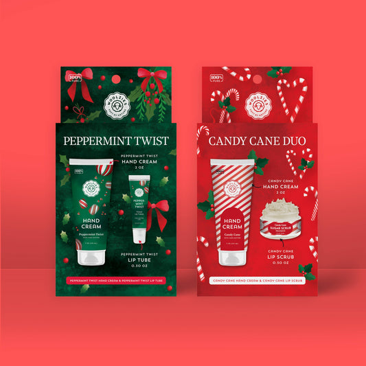 Holiday Hand Cream & Lip Duo Sets