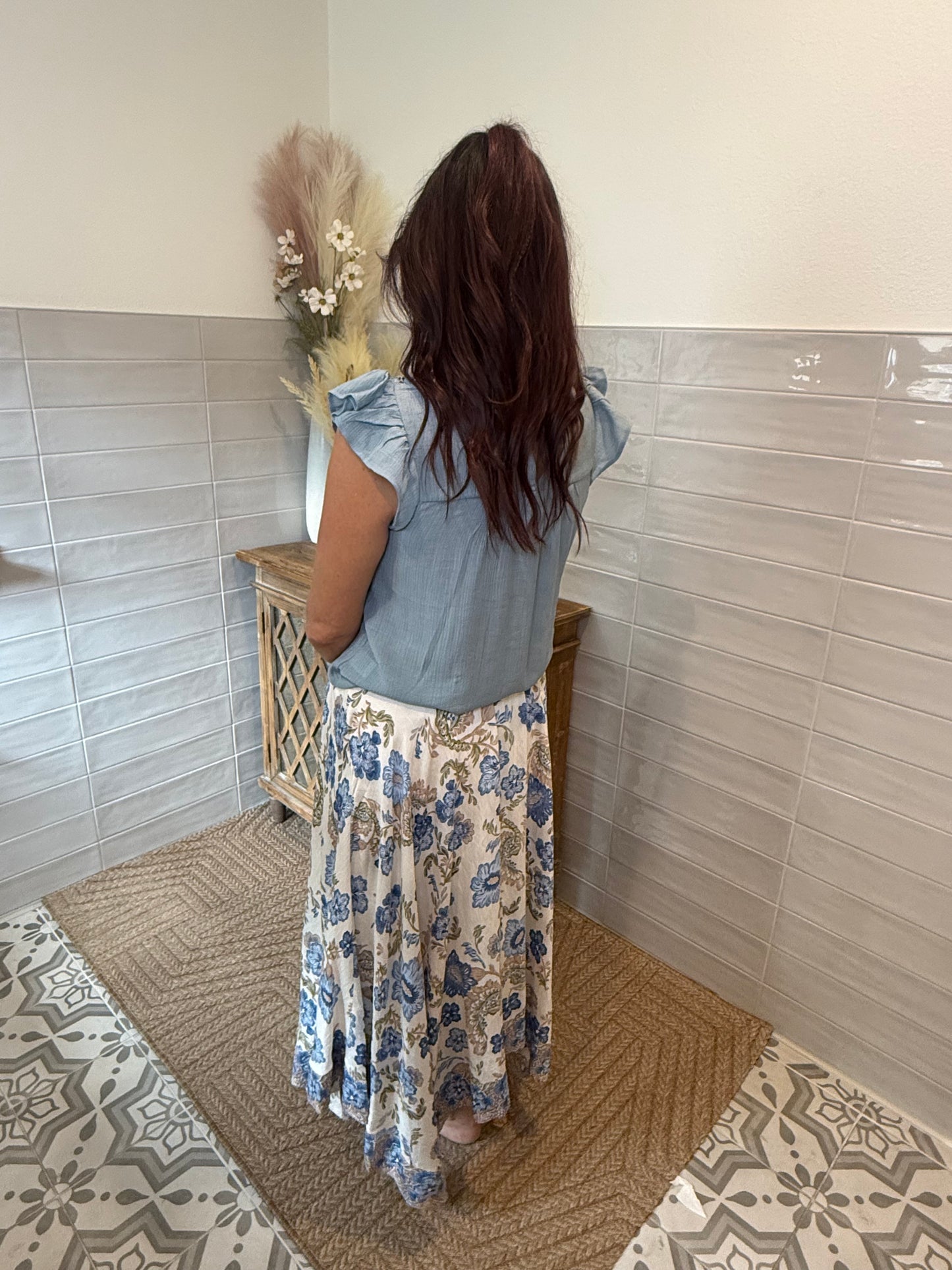 Blue Bell Maxi Skirt