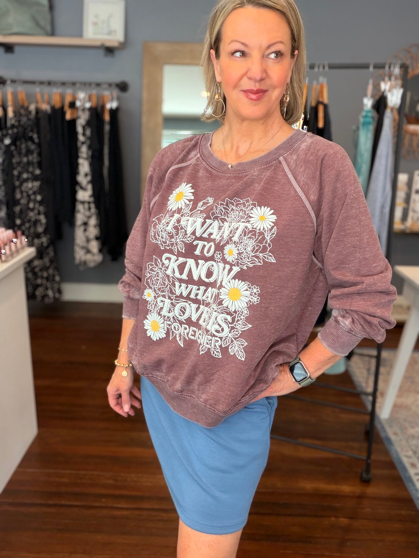 Foreigner Love Sweatshirt - Recycled Karma