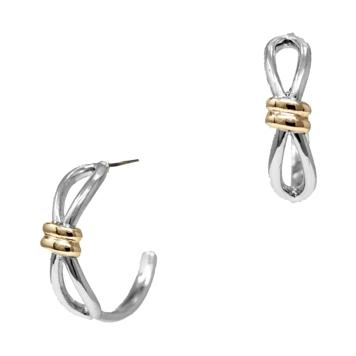 Silver Knot Earrings