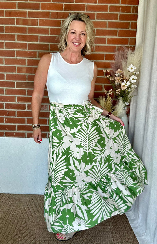 Combo Floral Maxi Dress