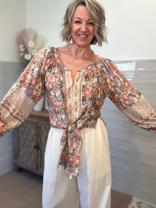 Sand Crochet Blouse