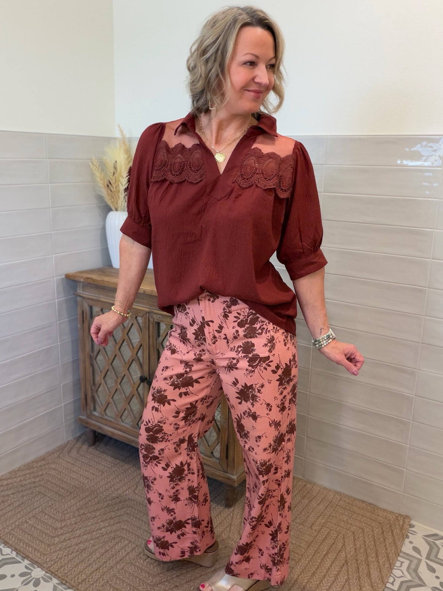 Dusty Salmon Jean Pants