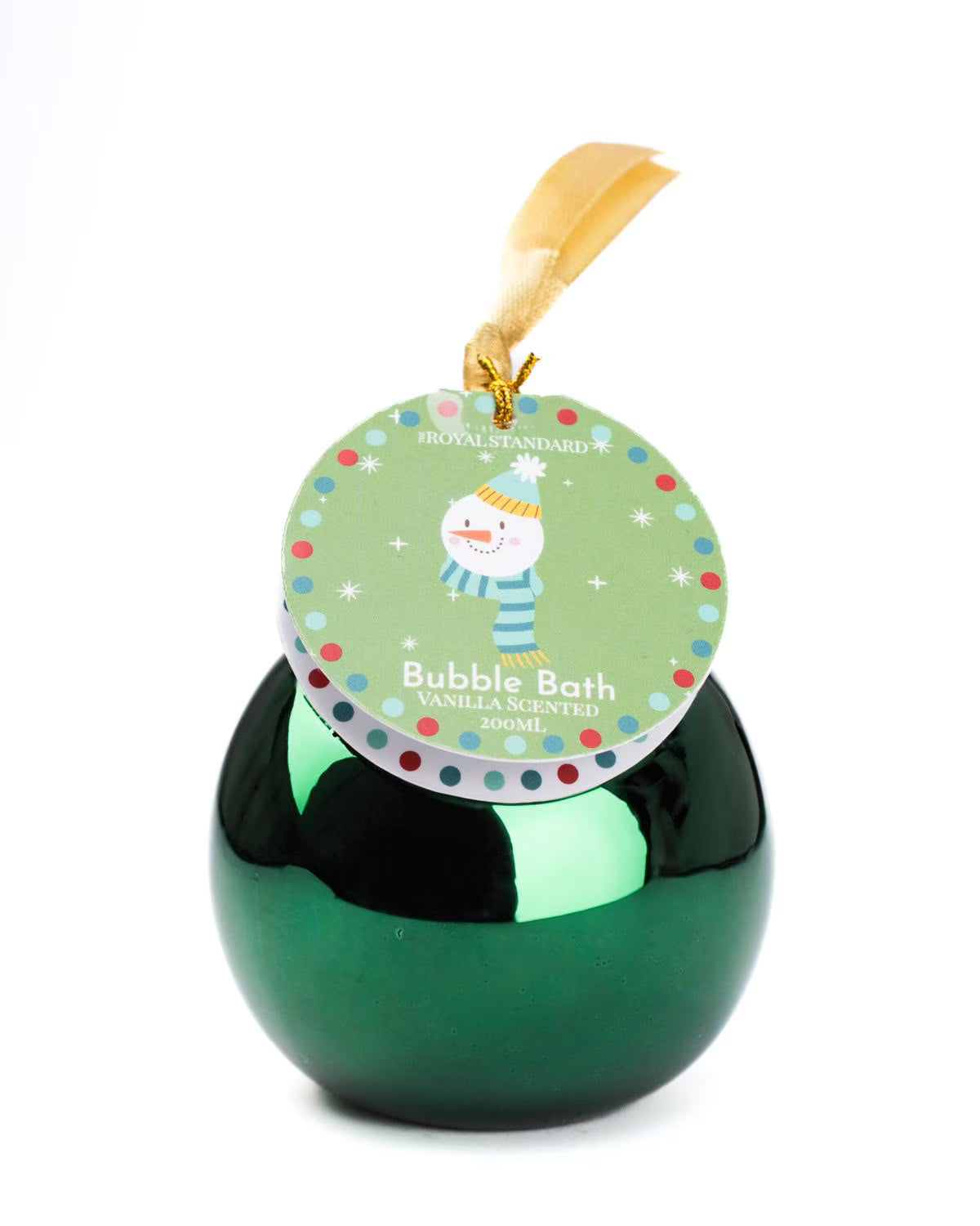 Jingle Snowman Bubble Bath Ornament