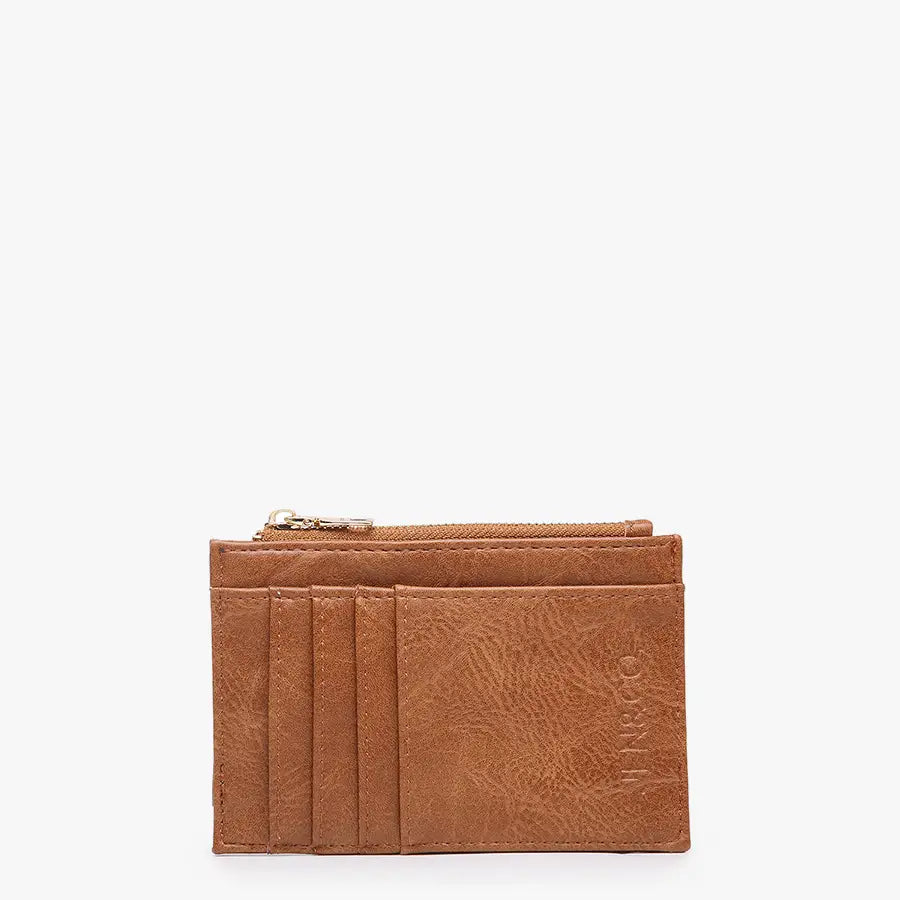 Sia Printed Card Holder Wallet -Deep Teal