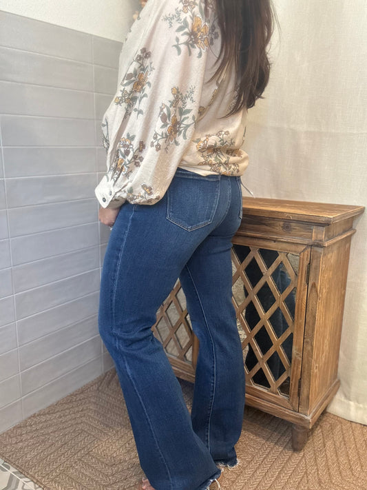Eagerly High Rise Boot Cut Jeans