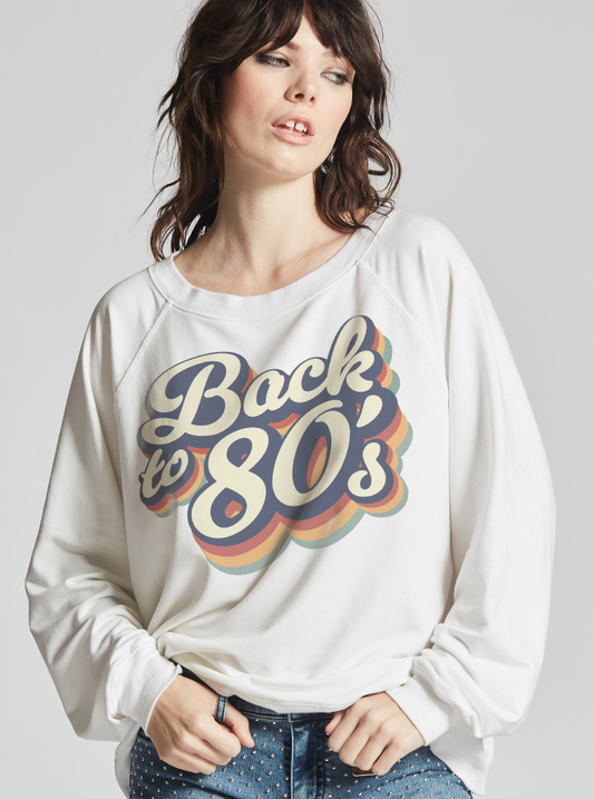 Back to 80's Sweatshirt - Recycled Karma