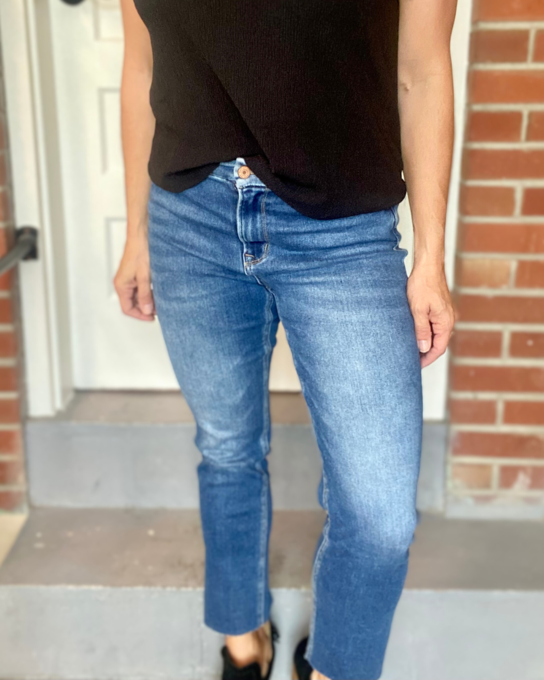 Jeanne High Rise Stretch Straight Jeans - RESTOCKING SOON!