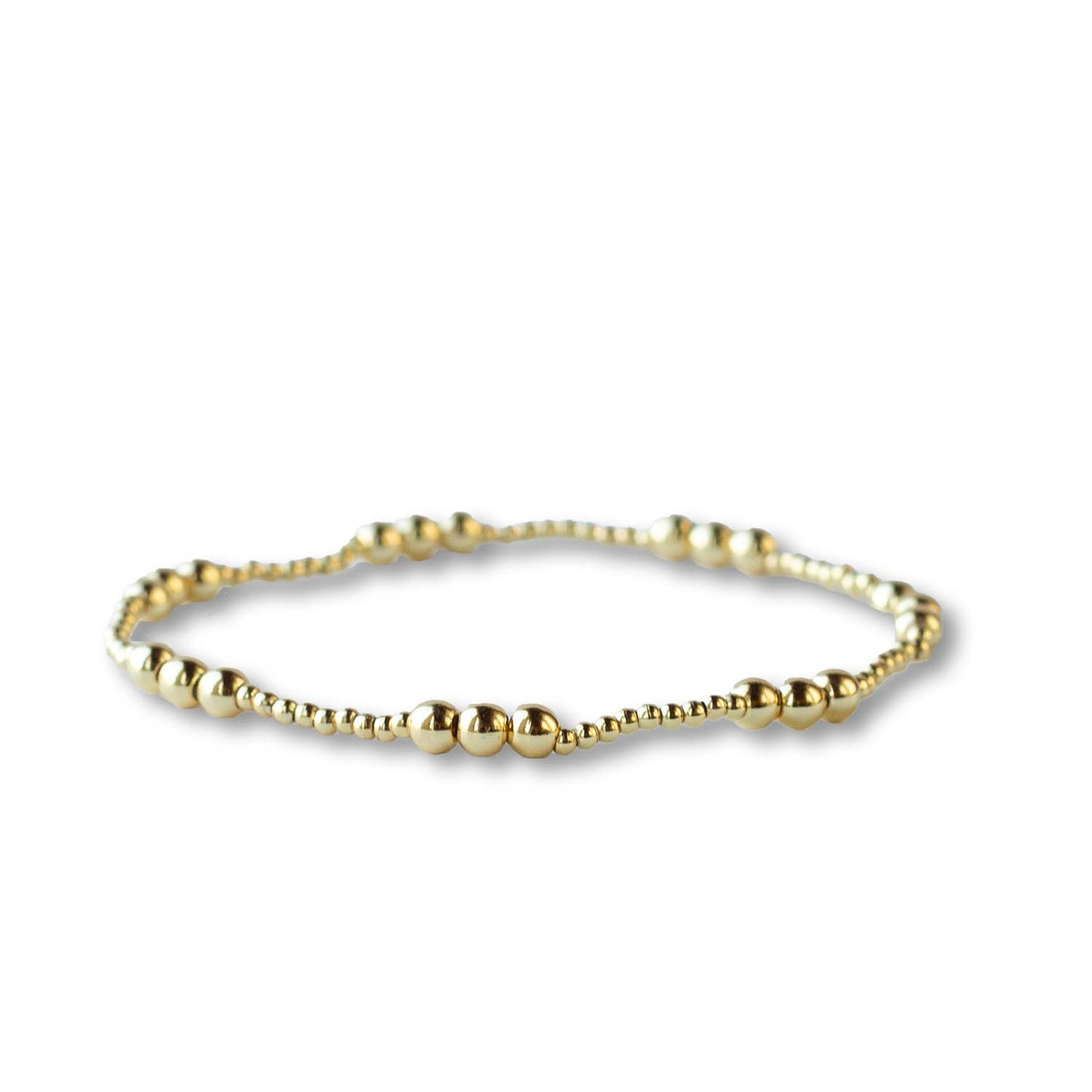 Gold Beaded Bracelet Collection